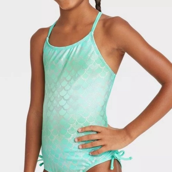 Cat & Jack Graphic Blue One Piece
Swimsuit Size M (8) - Picture 12 of 13